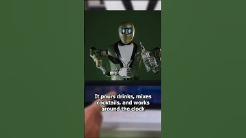🚨 Robots are replacing bartenders? 🤖 #TechRevolution #RobotBartender