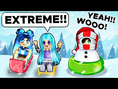 Going to a SNOW RESORT in Roblox!
