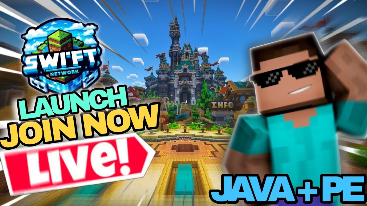 SwiftNetwork Public SMP Launch | Minecraft Server Like Hypixel (JAVA ...