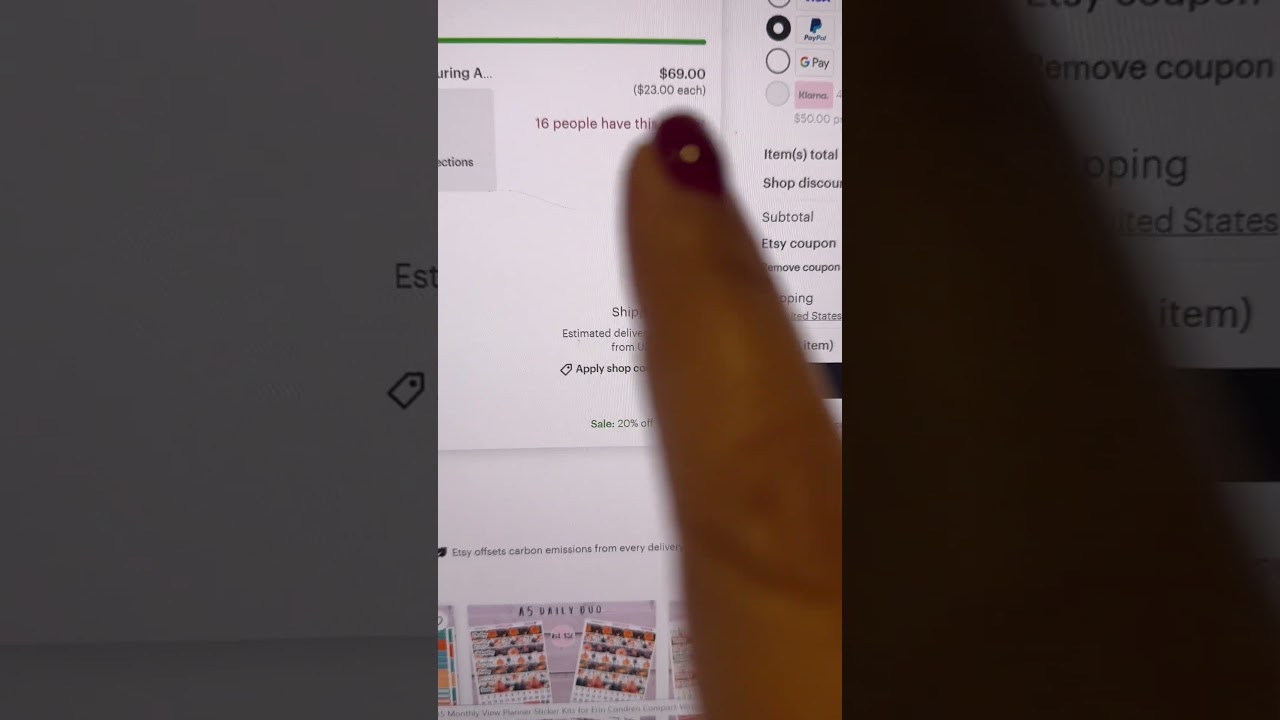 Double dip with my 20% coupon code and $10/$40 code from Etsy! 