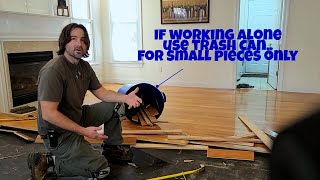 How to remove Hardwood floor Fast