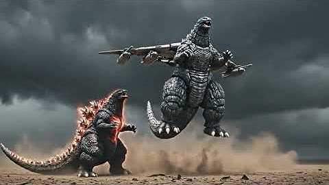 of Godzilla episode 1 Godzilla vs King ghidorah animation stick nodes  Part 2