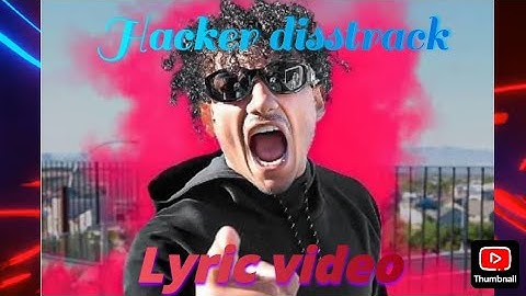 Hacker disstrack lyric video of foltyn made by vcngnr/Virat.