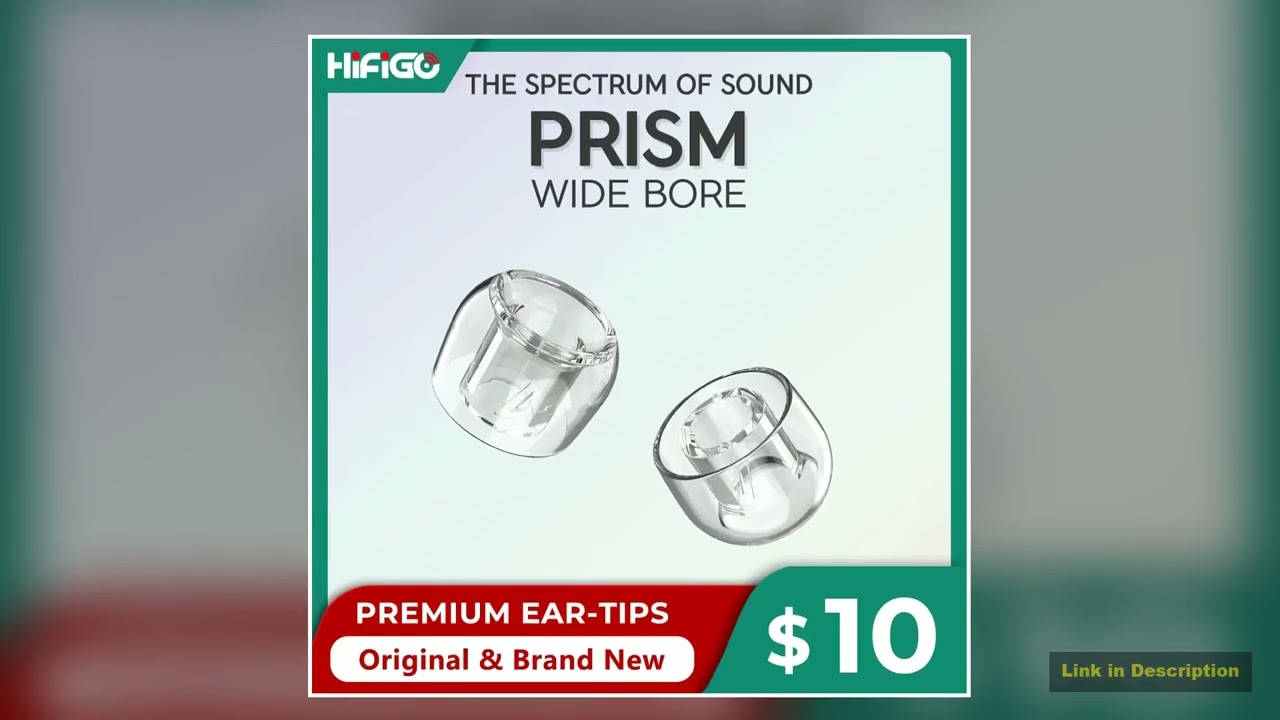 Divinus Prism Wide Bore LSR Earphone Eartips For 46mm Nozzle Earphone Ear Tips for Dunu Davinci