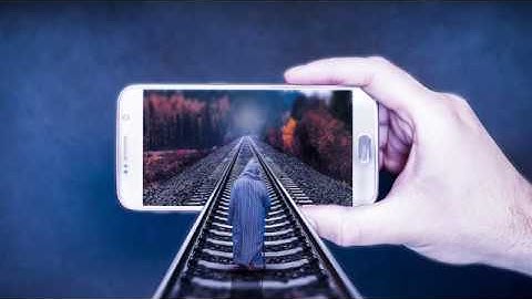 Create 3D Smartphone Effects | Rails Inside Illution Photo Manipulation |  Photoshop Tutorial