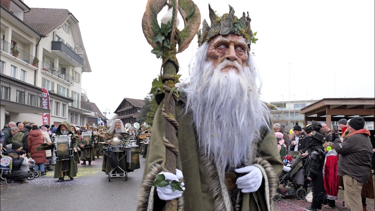 Fasnachtsumzug Bueri 2026 | Monster-Guugger, Rüssgusler, Musegg-Geischter uvm. | Luzerner Fasnacht