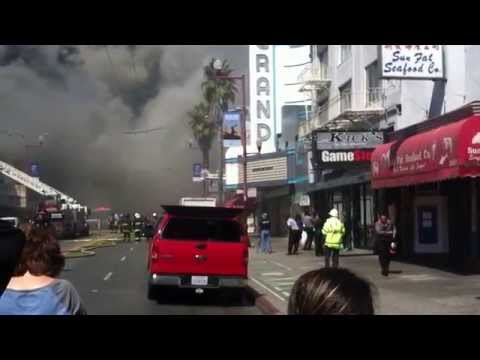 San Francisco Mission 5 - Alarm Fire September 4th 2014 w/ Live SFFD Scanner Chatter