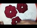Applic embroidery beautiful flower design#neha#neha 