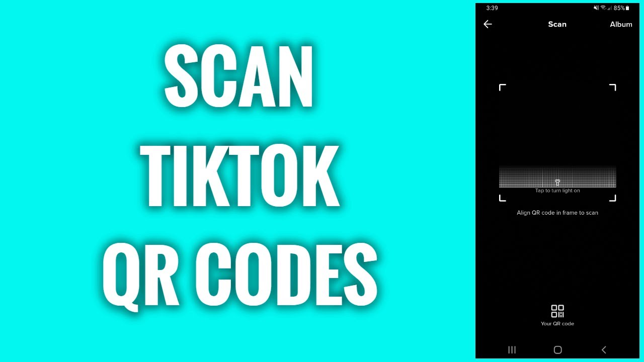 How To Scan TikTok QR Codes YouTube