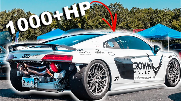 1000+HP Twin Turbo Audi R8 Track Day *INSANE Acceleration*