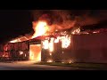Four-alarm blaze destroys warehouse in downtown Stockton