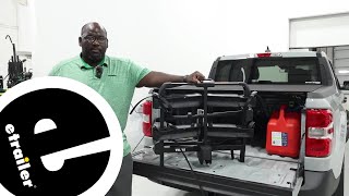 Etrailer Test Fitting The Thule Outpace Bike Rack For 2 Bikes On A 2022 Ford Maverick