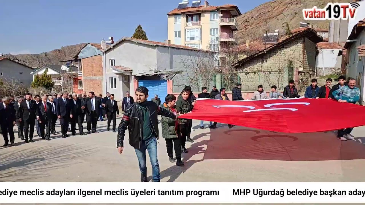 MHP Uğurludağ  belediye başkan adayı meclis üyeleri tanıtım programı