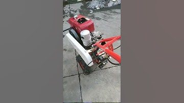 Powerful 4WD Diesel Mini Tiller in Action😱 🚜 | Compact Farm Machine for Easy Soil Cultivation #viral