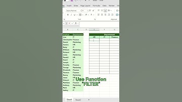 Excel FILTER Function