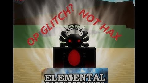 How to fly in elemental battlegrounds!