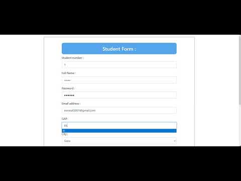 مشروع ارسال بيانات من form الى جدول في صفحة أخرى  ||  Sending data from the form to a PHP table