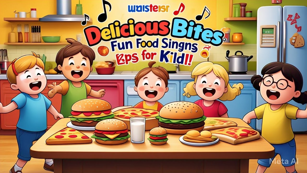 Delicious Bites: Fun Food Songs for Kids! 