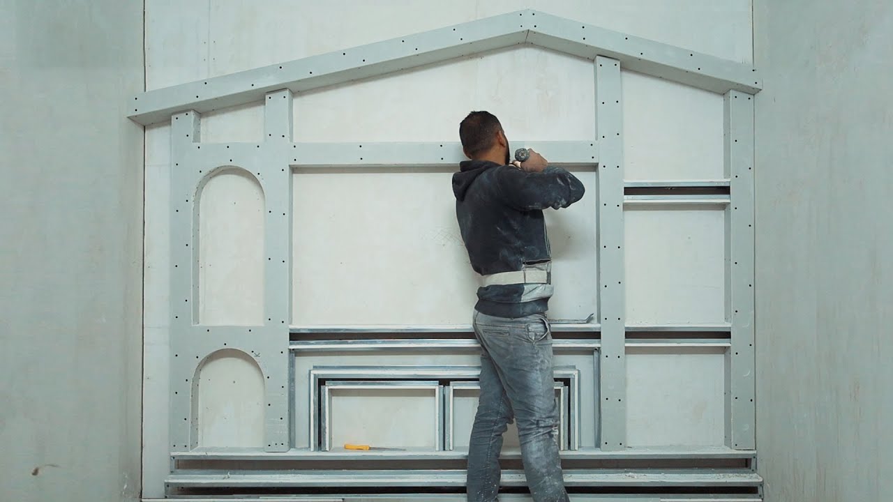 строительство небольшой дачи для ТВ из гипсокартона