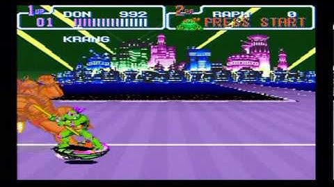 TMNT IV: Turtles in Time(Snes) part 3