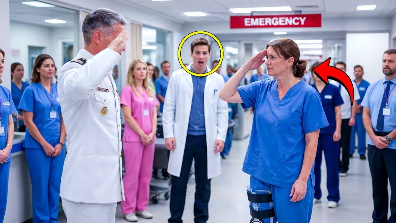 Zombaram da Enfermeira Manca, Então um Capitão SEAL Prestou Continência na Frente de Todos!