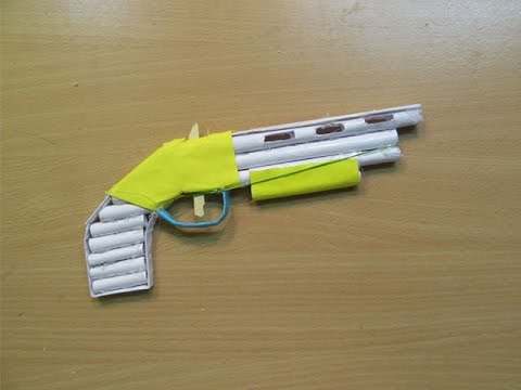 How to make a paper gun