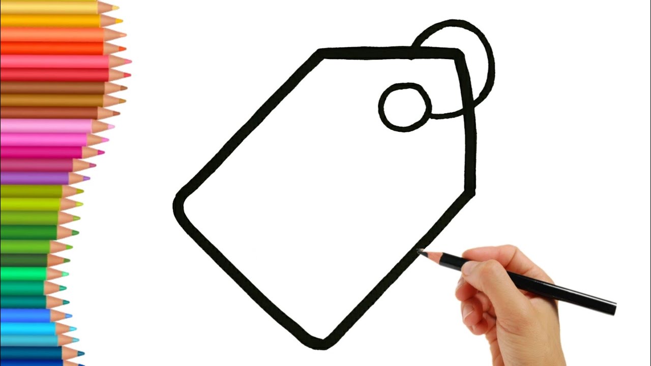 Price tag drawing,painting colour for kids,toodles ideas for kids,DIY