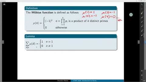 CTNT 2020 - Sieves (by Brandon Alberts) - Lecture 2