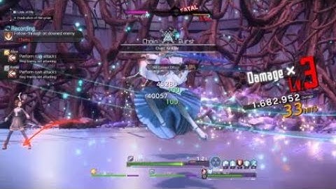 SAO Alicization Lycoris: Chain burst-buffed Nuke