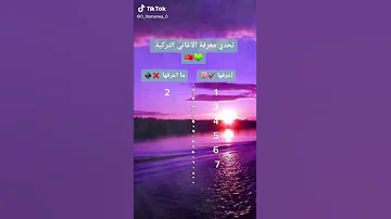 تحدي معرفة الاغاني التركية 