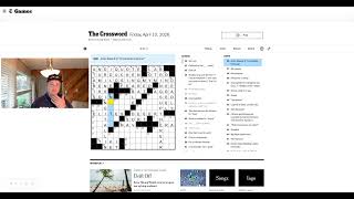 Friday, April 10th - New York Times crossword puzzle solve screenshot 3