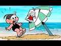 História em quadrinhos - Mônica e Cebolinha em Na Praia!