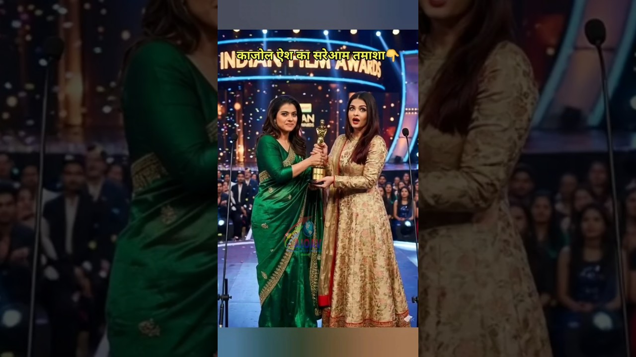 जब काजोल ने ऐश्वर्या के हाथ छीनी ट्रोफी.. #shorts #ytshorts