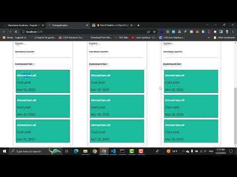 31- Angular course for beginners 2023 : Examples - Comment component styling - بالدارجة التونسيّة