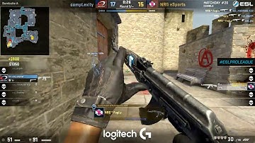 FugLy ACE with 1v4 clutch vs compLexity [ ESL Pro League Season 6 ]