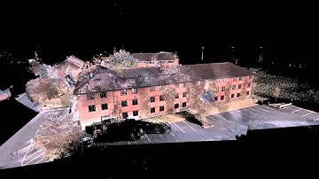 Harper Adams University, 3D Laser Scan Point Cloud for BIM Modelling