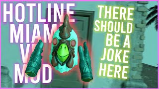 Half Life Alyx Hotline Miami Mod is a bit too...