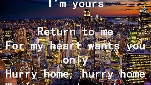 Dean martin return to me lyrics