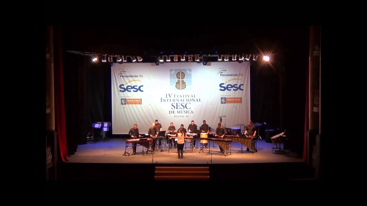 IV Festival Internacional SESC de Música - Classe de Percussão (Japanese Overture - Ney Rosauro)