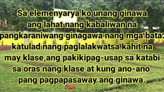 Ang aking karanasan na Hindi ko makakalimutan