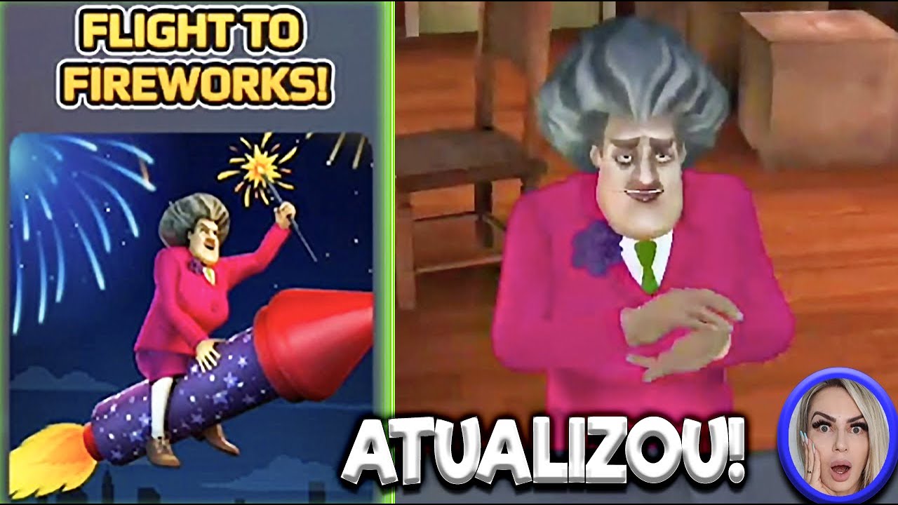 A EVOLUÇÃO DO HALLOWEEN DA PROFESSORA MALVADA: NOVO VS ANTIGO! (Scary  Teacher 3D) 
