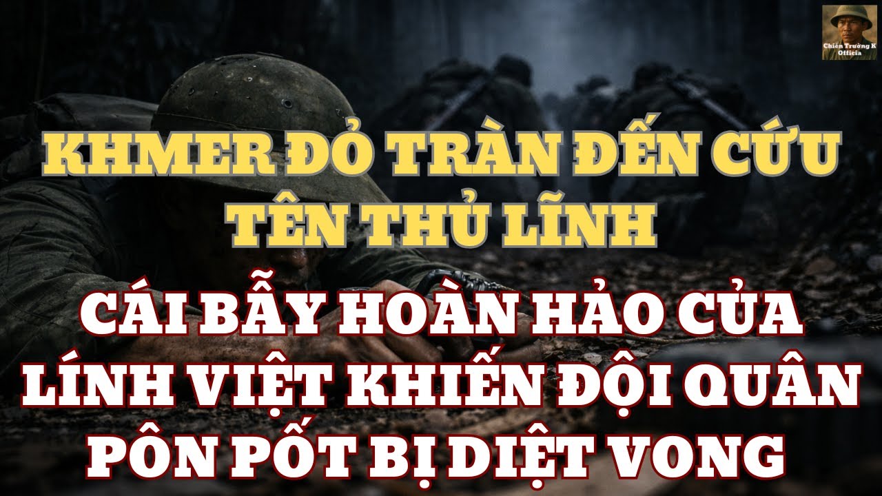 Khmer Đỏ Tràn Đến CỨU TÊN THỦ LĨNH - CÁI BẪY HOÀN HẢO Của Lính Việt Khiến ĐỘI QUÂN BỊ DIỆT VONG |