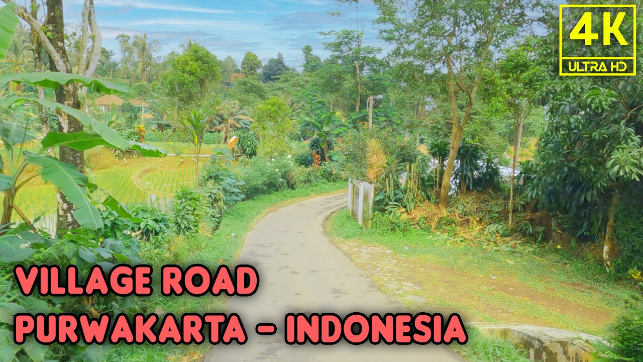 Suasana Perjalanan di Perkampungan Wanayasa - Purwakarta