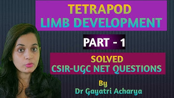 TETRAPOD LIMB DEVELOPMENT /PART-1/ Limb Bud Formation/ CSIR-NET/ By Dr Gayatri Acharya