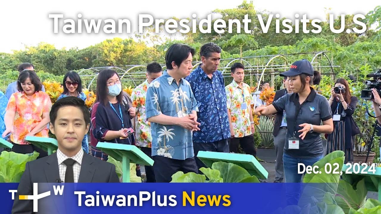 Taiwan President Visits U.S, TaiwanPlus News – News at 18:00, December ...