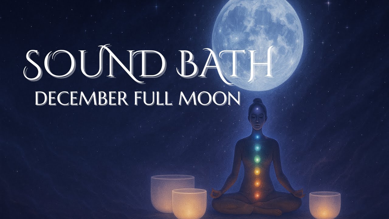 Full Moon in Gemini Sound Bath | Sleep Meditation | Black Screen + No ...