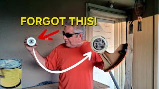 Stihl FS 56 RC Stuck Trimmer Head Try This Trick