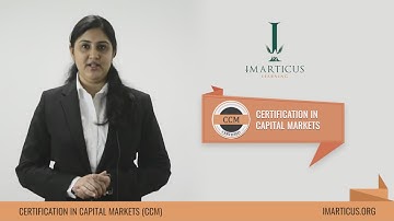 Certification in Capital Markets - Introduction Video