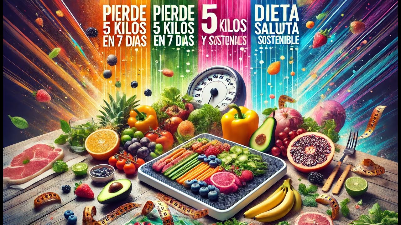 Plan de Dieta Saludable para Perder 5 Kilos en 7 Días: Método Seguro y