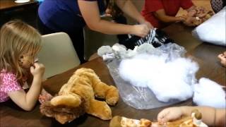 Stuffing animals from The Zoo Factory